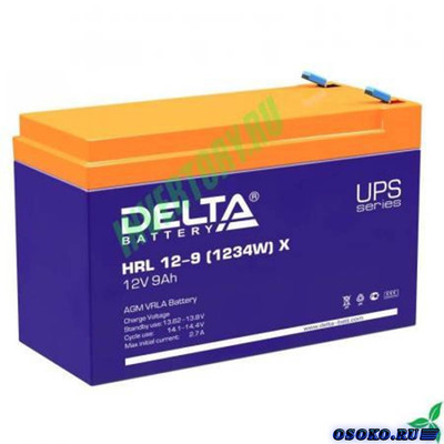 Аккумуляторная батарея Delta HRL 12-9X(1234W)