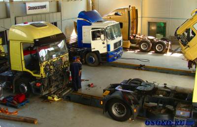 Ремонт и обслуживание грузового автотранспорта