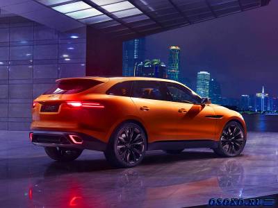 Концепт Jaguar G-X 17 на выставке в Гуанчжоу