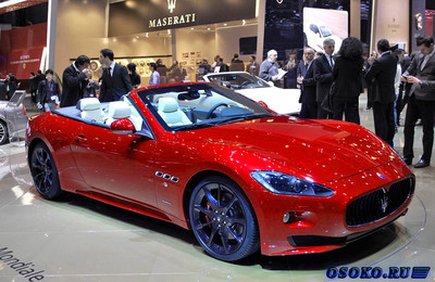 Внешний и внутренний дизайн Maserati GranCabrio Sport