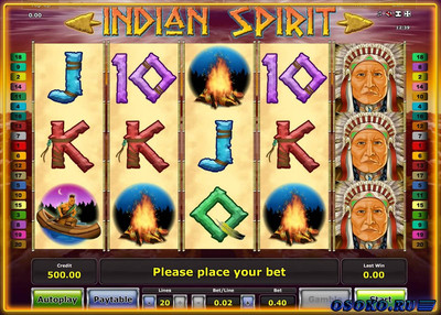 Игровой автомат Indian spirit в Slot V casino – хорошее развлечение для гемблеров