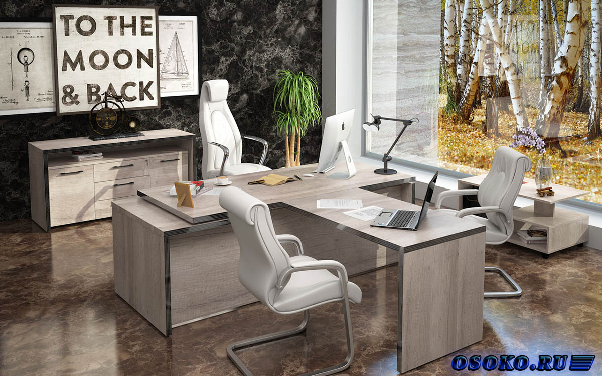 Выгодная покупка офисной мебели для кабинета руководителя в компании «Славянская столица»