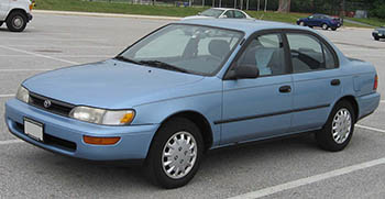 Краткое описание автомобиля Toyota Corolla 1991 – 1997 E100