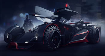 Концепт Batmobile от Гордона Мюррея для шоу в Манчестере