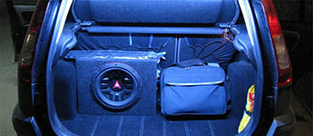 Подсветка багажника Сид светодиодной лентой