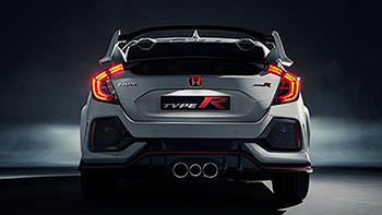 Появились первые фото серийной Honda Civic Type R