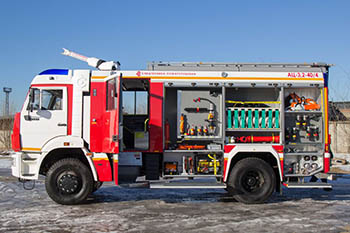 Пожарная автоцистерна — специальный автомобиль, предназначенный для ликвидации очагов возгорания