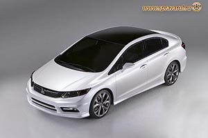 Honda Civic 2012: «Под крылом самолета»